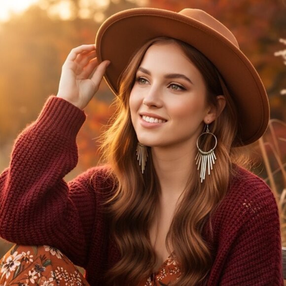 Silver Spikes Drop Dangle Silver Earrings  Boho Chic Statement Unique Jewelry - Picture 3 of 12